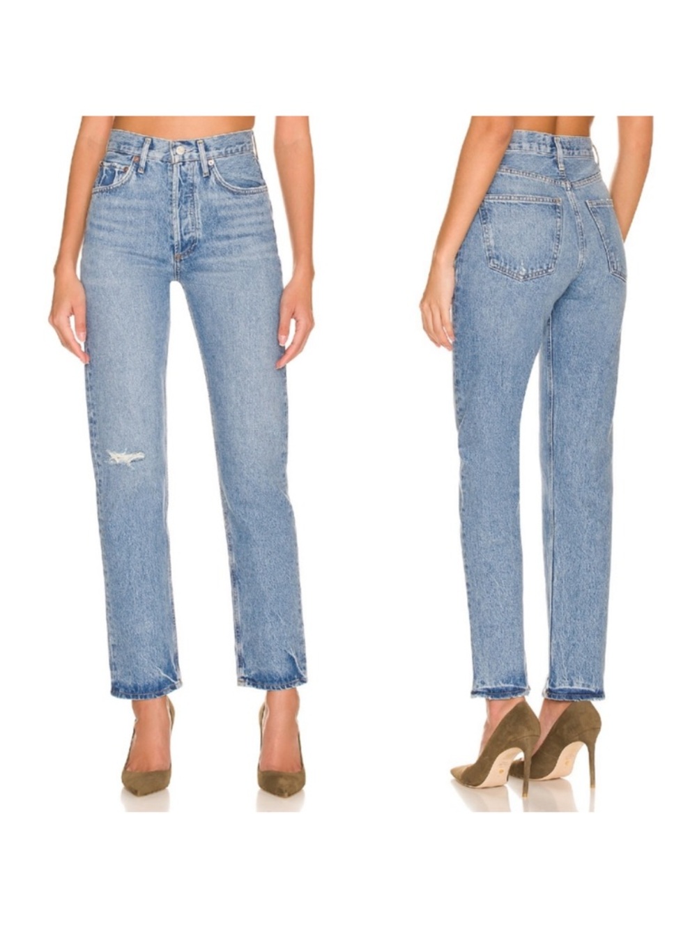 Agolde 90’s Pinch Waist Jeans in Abstract
